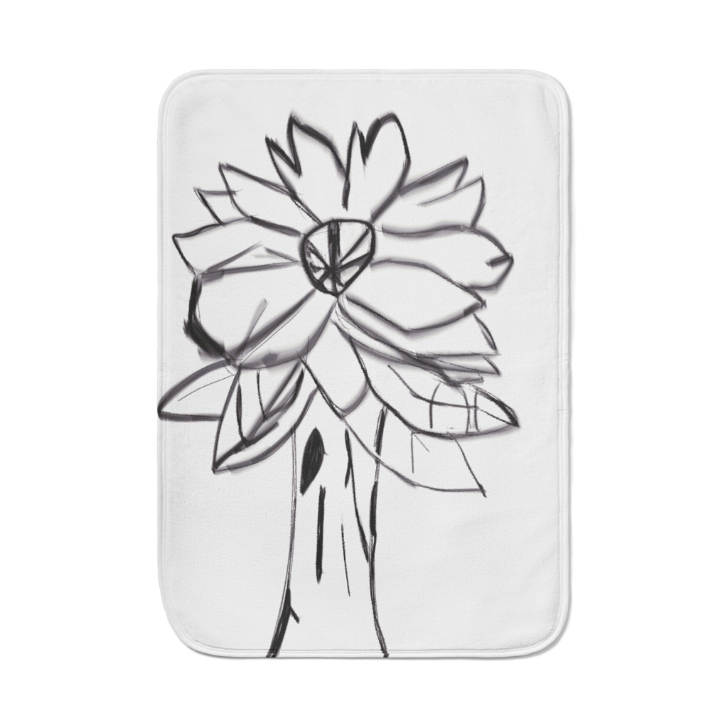 墨画風 名無しのお花