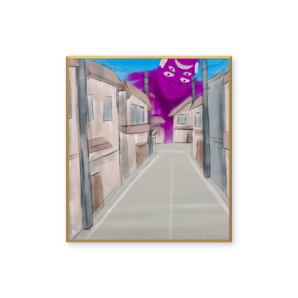 ◾️◾️小学校図工室に保存された色鉛筆画