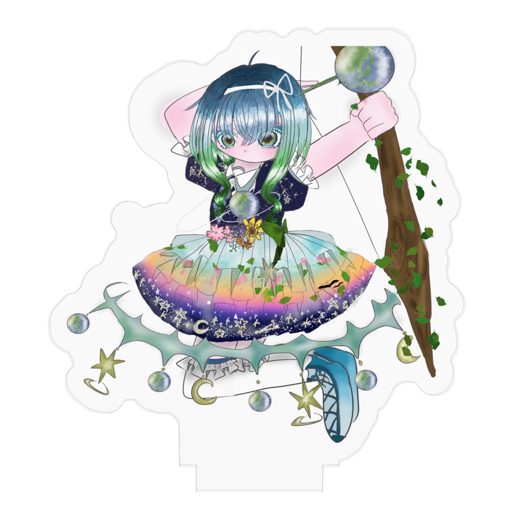 アース・アクリルフィギュア