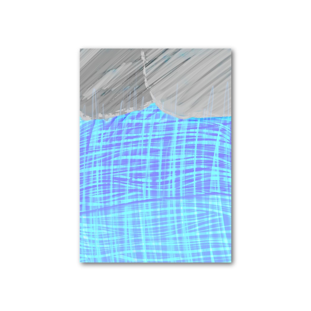 雨降る海