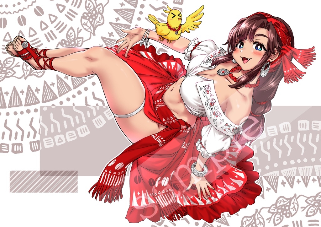 褐色娘イラスト集「Mocha(モカ)」
