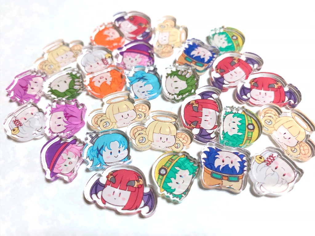 ゆっくり育てていってね！アクリルデコパーツ