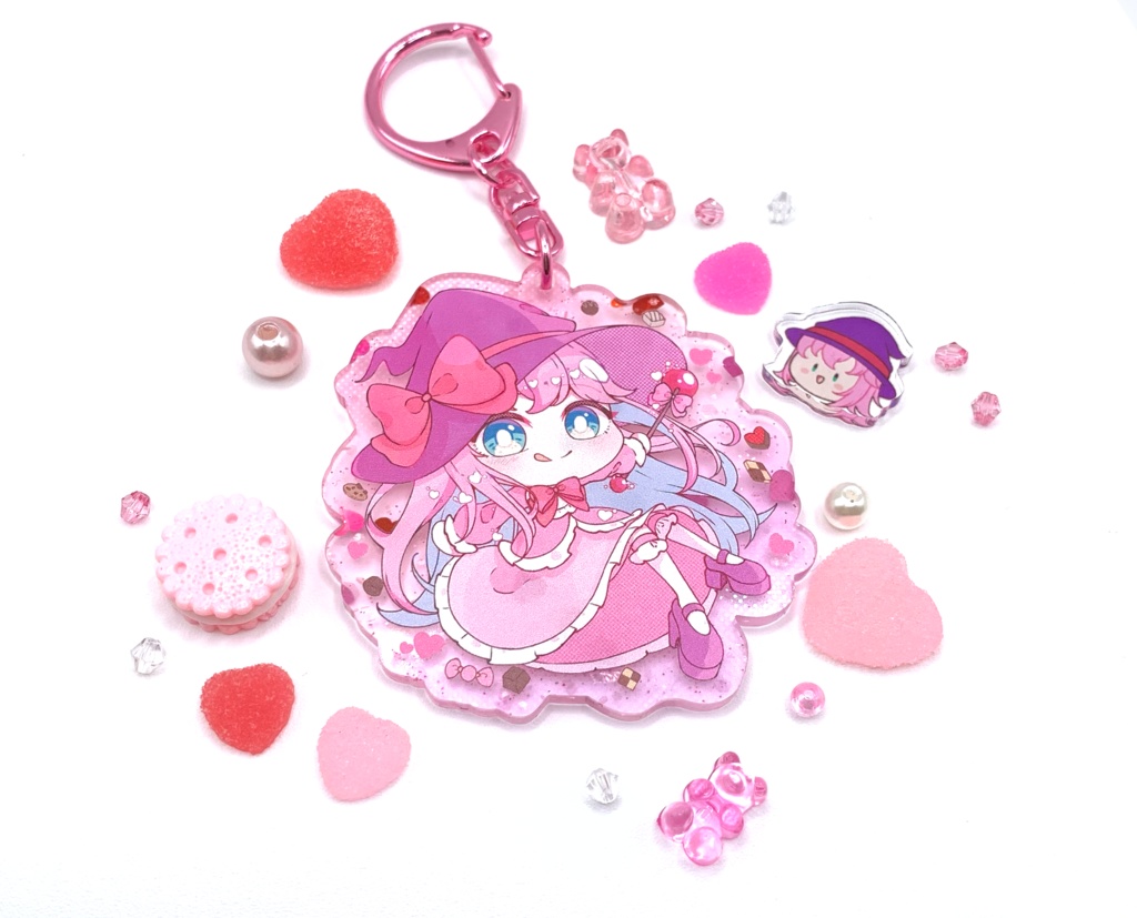 【ゆく育】魔法使いアクリルキーホルダー