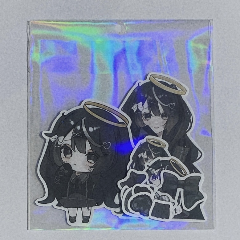 『ゆめかわおんなのこ』ステッカー