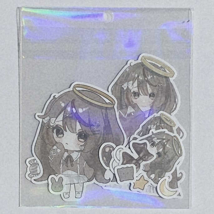 『ゆめかわおんなのこ』ステッカー