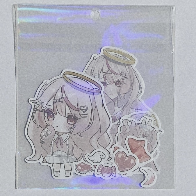 『ゆめかわおんなのこ』ステッカー