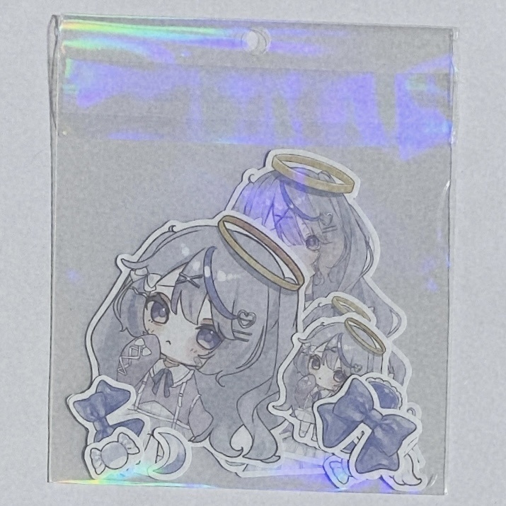 『ゆめかわおんなのこ』ステッカー