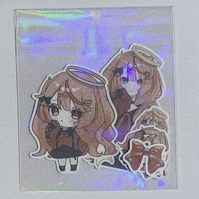 『ゆめかわおんなのこ』ステッカー