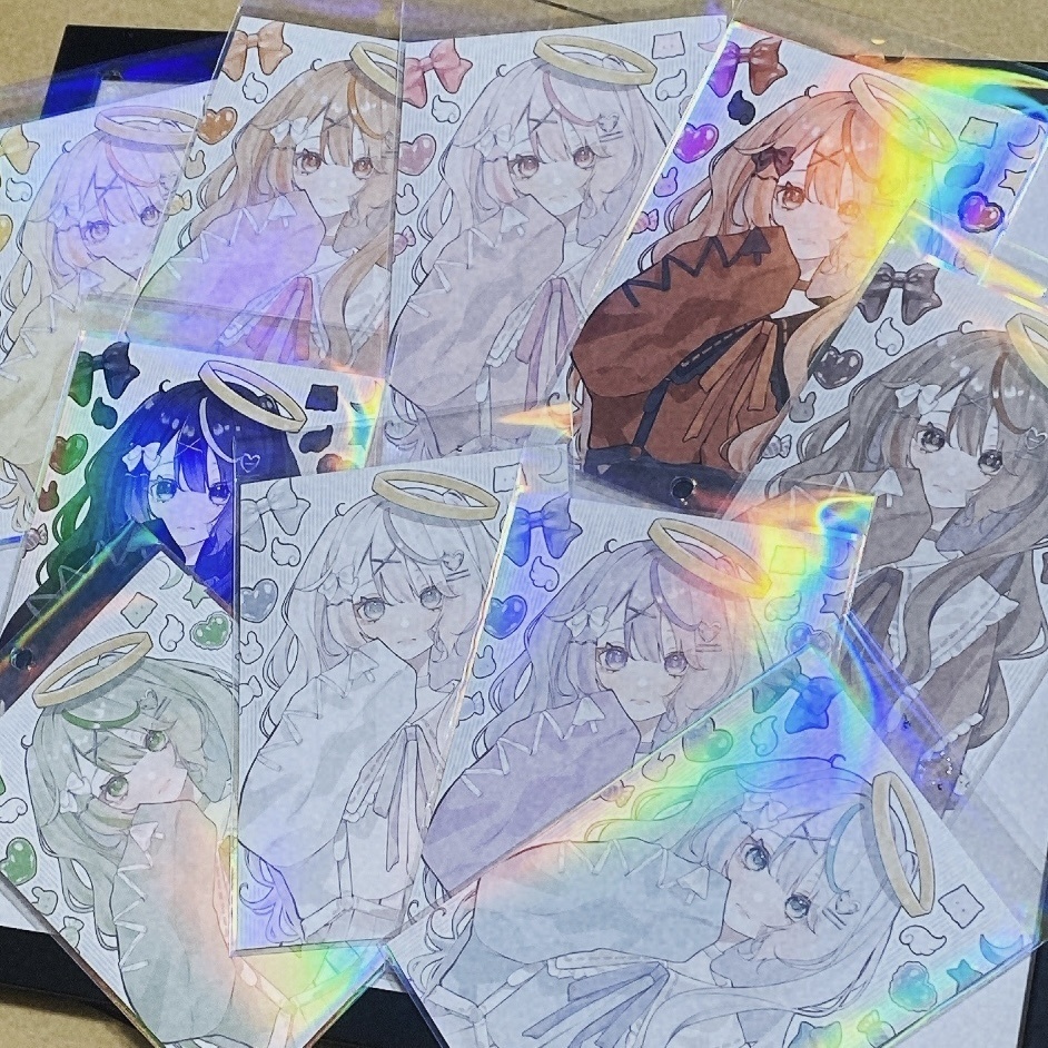 『ゆめかわおんなのこ』画用紙