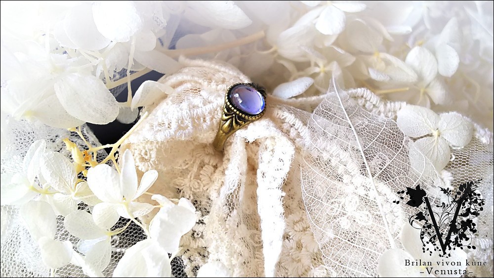 *メフィストブルーのヴィンテージリング*