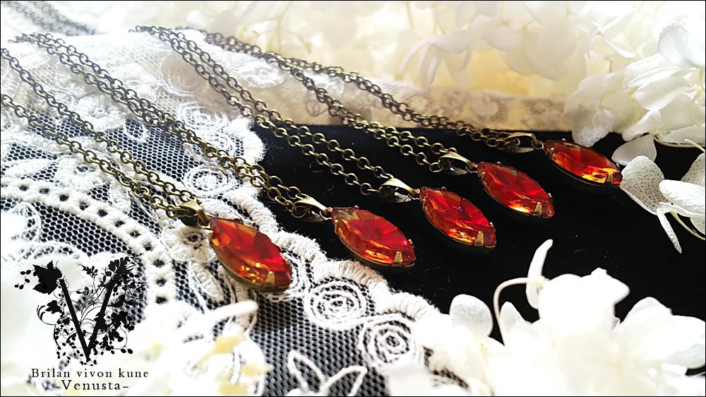 *深まる紅葉のネックレス-Vintage-*