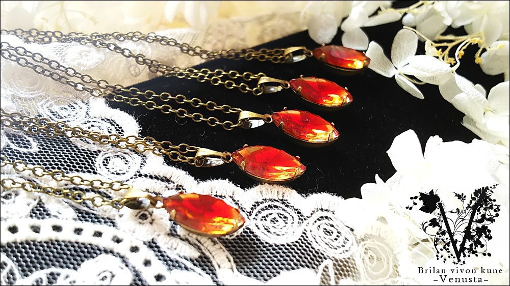 *深まる紅葉のネックレス-Vintage-*