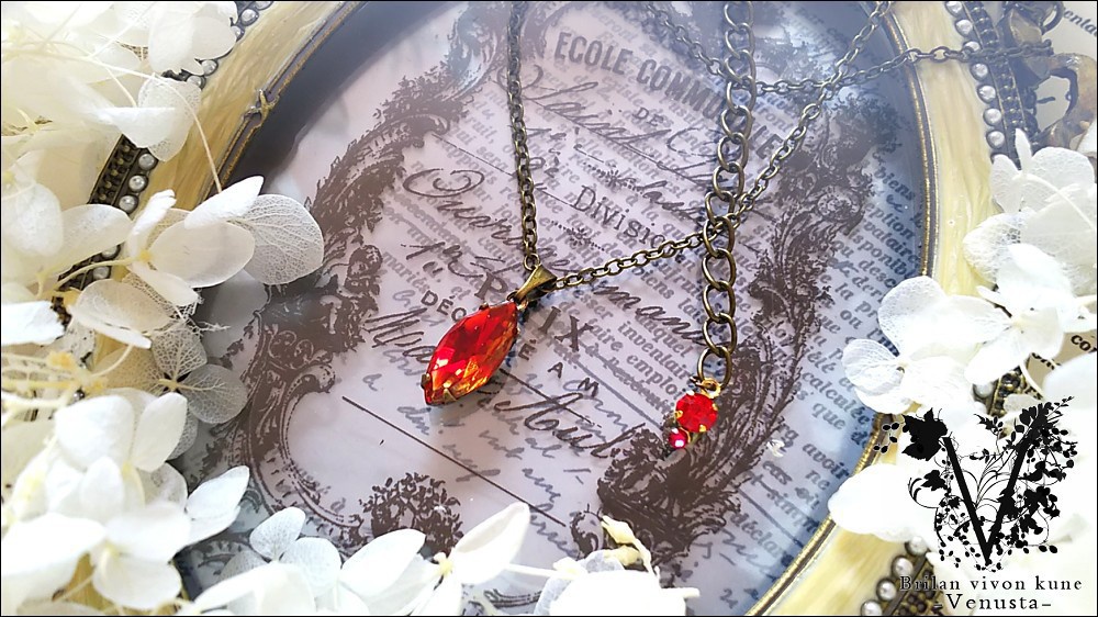 *深まる紅葉のネックレス-Vintage-*