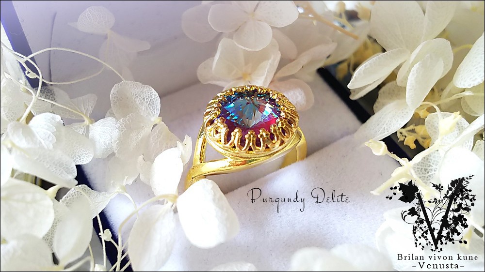 *バーガンディディライトのクラウンリング-リヴォリ-*