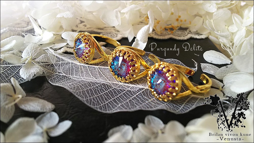 *バーガンディディライトのクラウンリング-リヴォリ-*