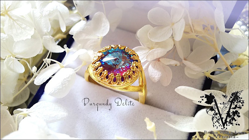 *バーガンディディライトのクラウンリング-リヴォリ-*