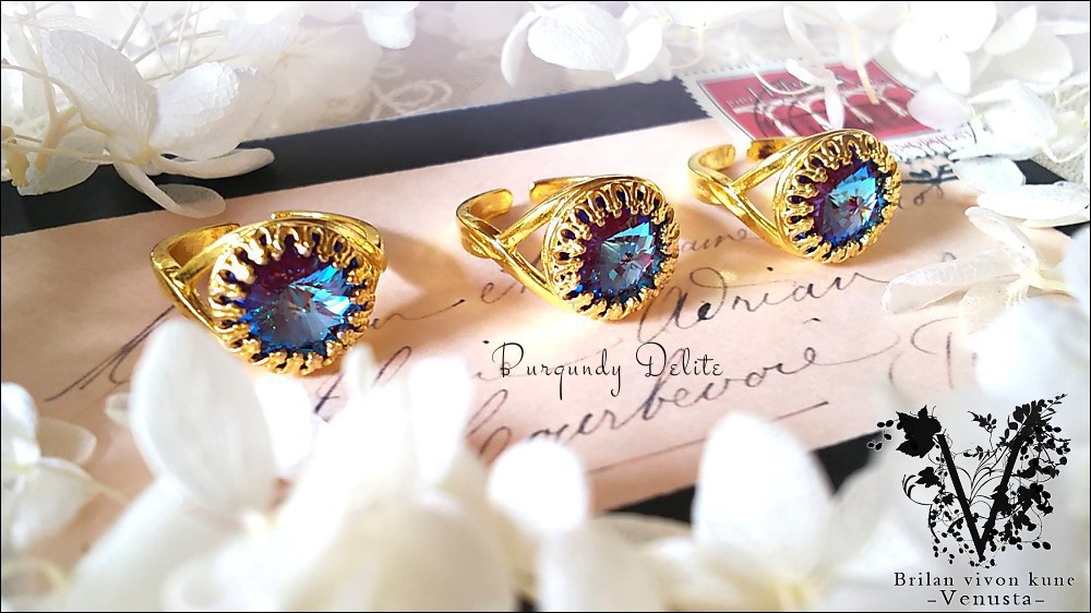 *バーガンディディライトのクラウンリング-リヴォリ-*