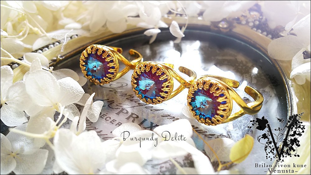 *バーガンディディライトのクラウンリング-リヴォリ-*