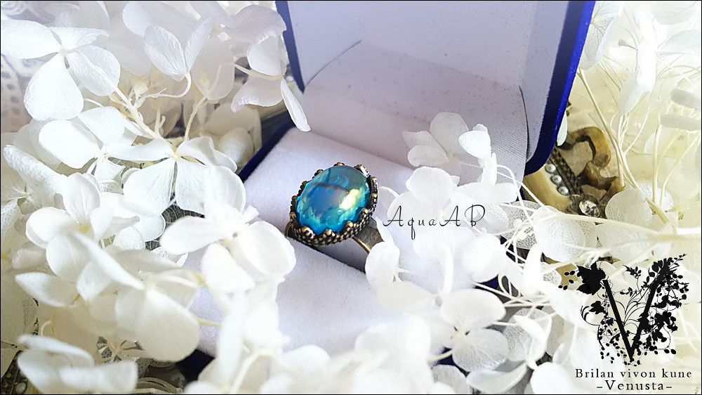 *オーロラの輝き-金古美リング-*