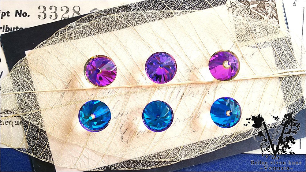 *鉱石風ヴィンテージスワロのネックレス*