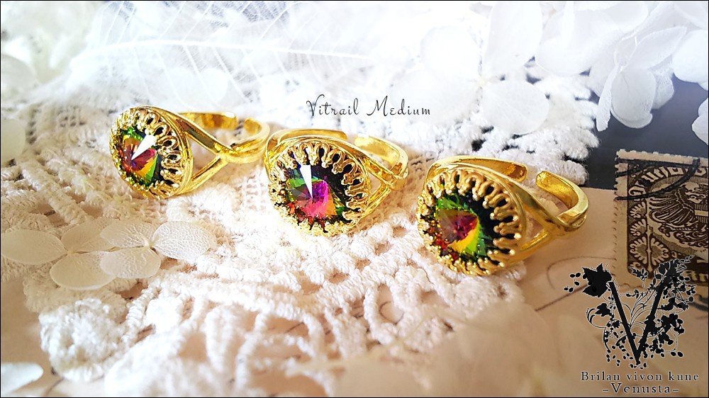 *魅惑のヴィトレイルミディアムのベゼルリング-Vintage-*