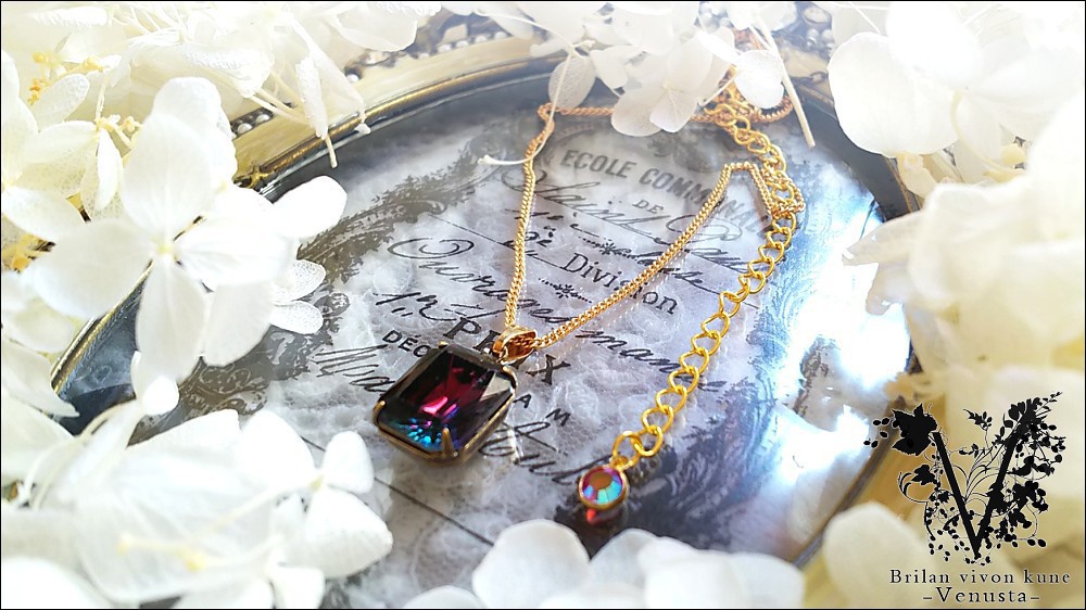 *大人びた濃厚なダークカラーネックレス-Vintage-*