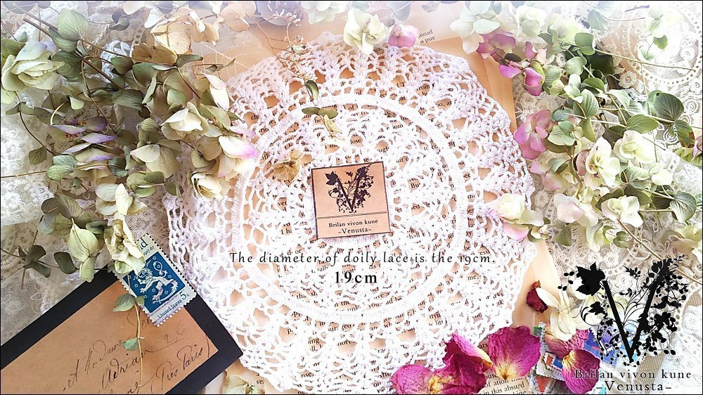 *レースドイリーと洋書のプチセットⅡ*