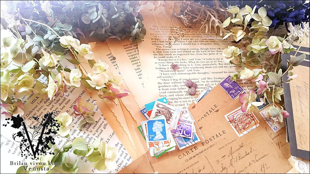 *レースドイリーと洋書のプチセットⅠ*