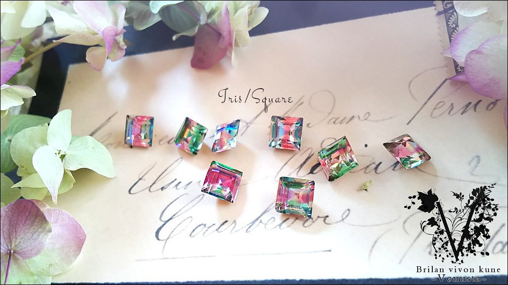 *アイリスのスクエア型リングネックレス-Vintage-*