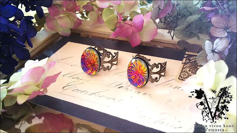 *サンバーストのリング(レア)-Vintage-*