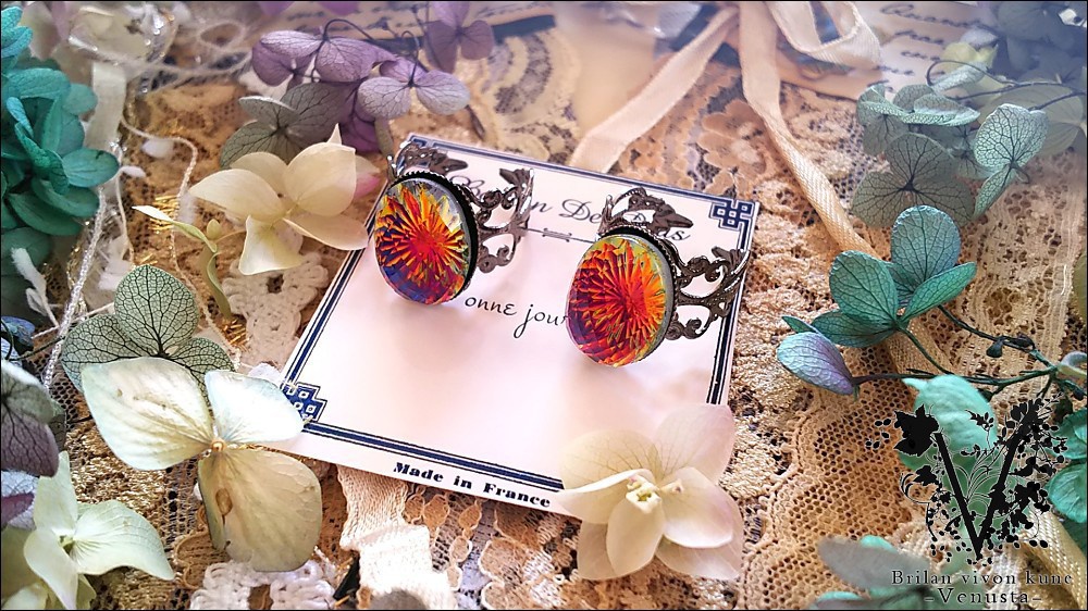 *サンバーストのリング(レア)-Vintage-*