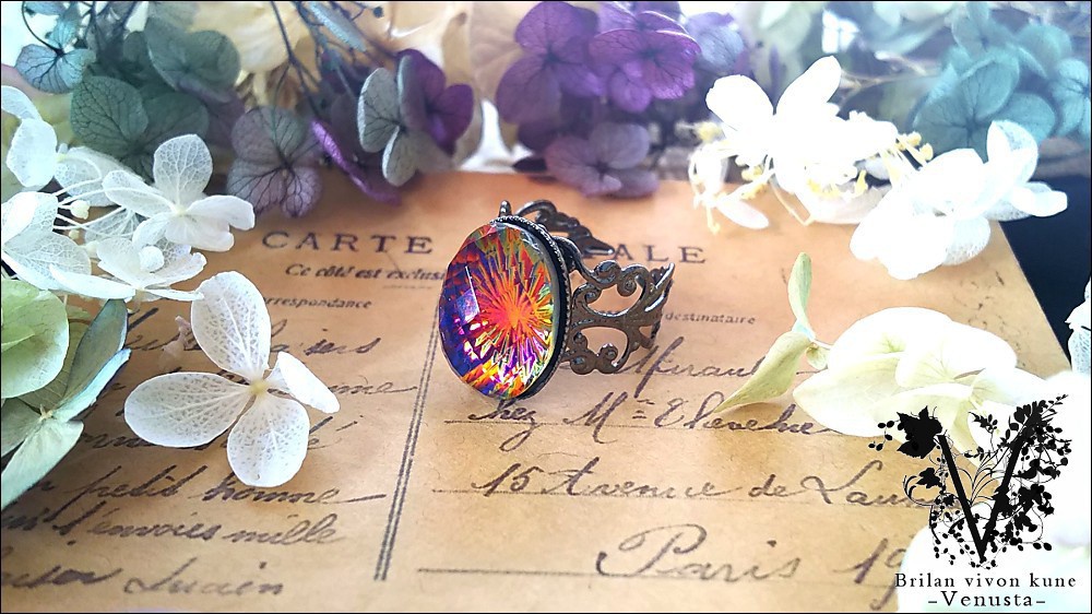 *サンバーストのリング(レア)-Vintage-*