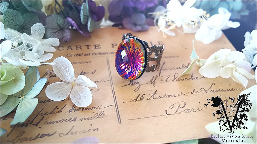 *サンバーストのリング(レア)-Vintage-*