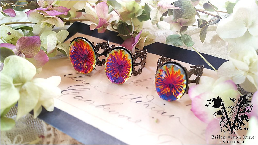 *サンバーストのリング(レア)-Vintage-*