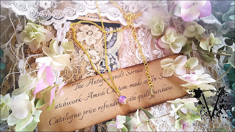 *普段使いのヴィンテージオパールネックレス*