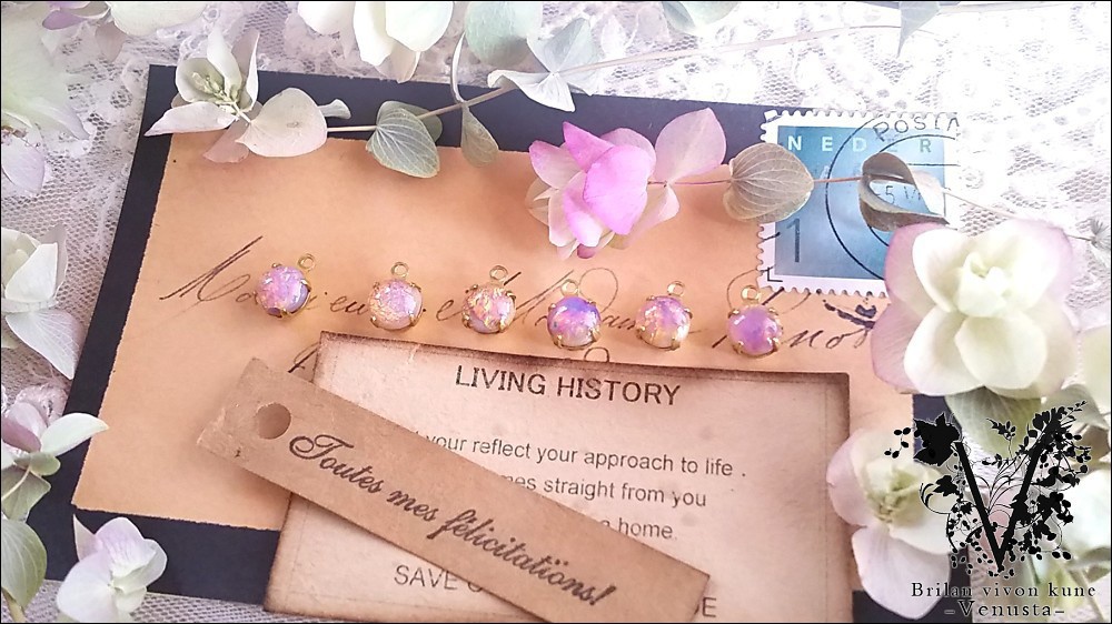 *普段使いのヴィンテージオパールネックレス*