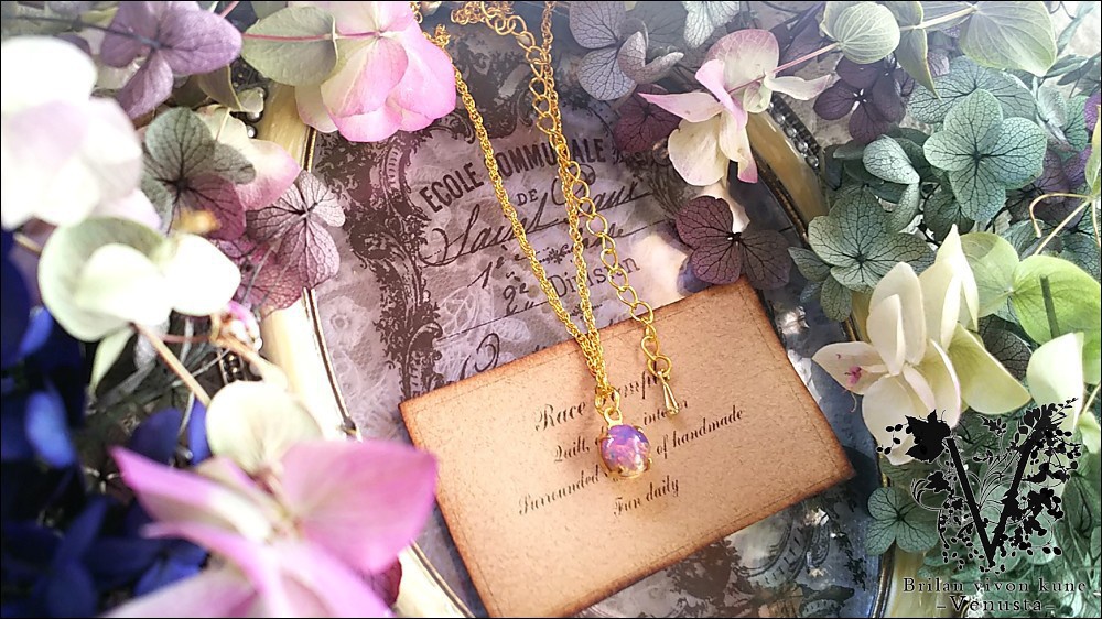 *普段使いのヴィンテージオパールネックレス*