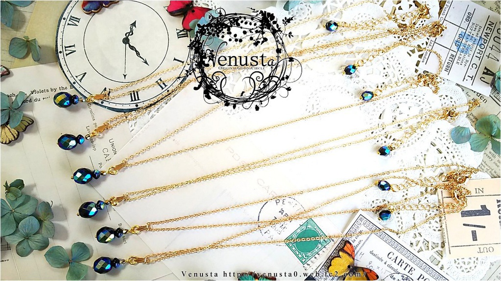 漆黒の夜に滲む虹光~ネックレス~