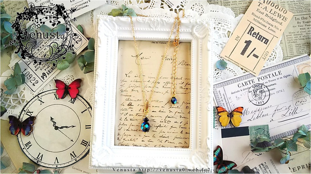 漆黒の夜に滲む虹光~ネックレス~