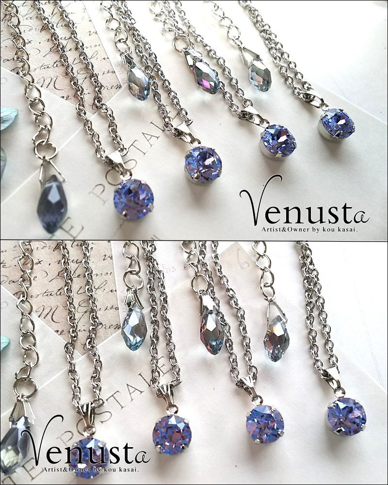 優雅なラベンダー-プロバンスラベンダーのネックレス-