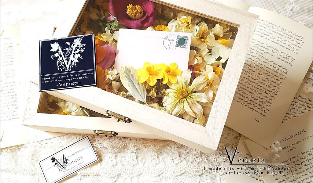 煌めく宝石と花々-ロマンティックな華箱の贈り物-