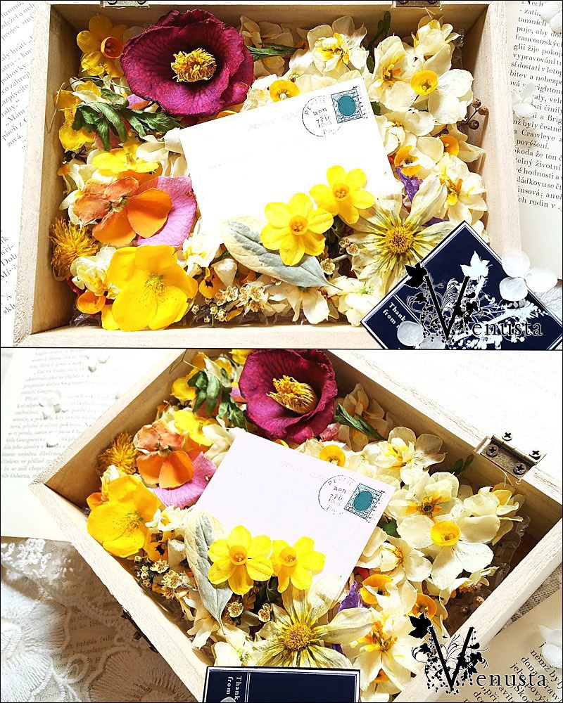 ヴィンテージ、淑やかなアメジストカラーのネックレス&華箱