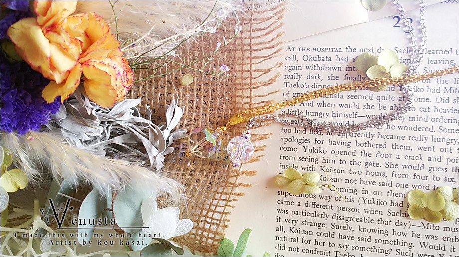 *カットが美しいヴィンテージスワロフスキーのネックレス*