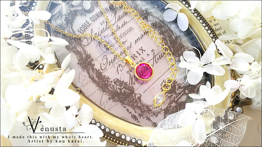 *フィッシャーのヴィンテージシャネルネックレス-チャーム付-*