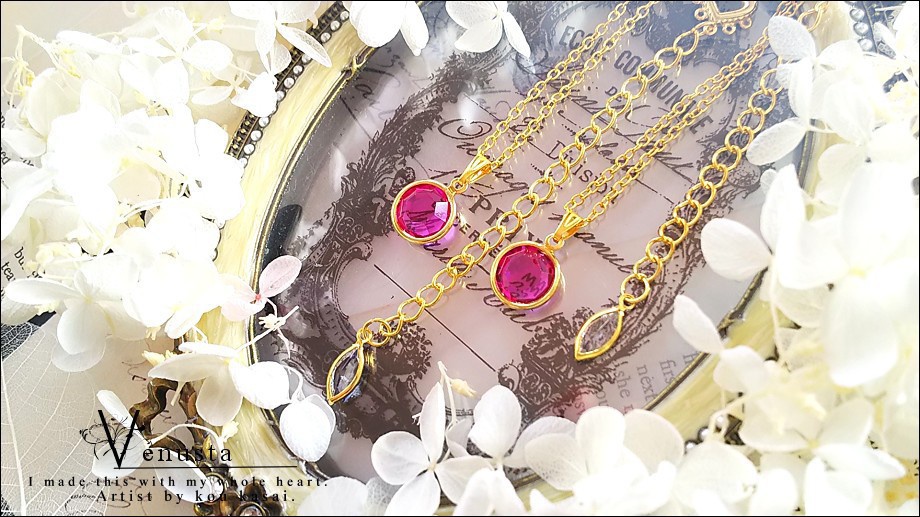 *フィッシャーのヴィンテージシャネルネックレス-チャーム付-*