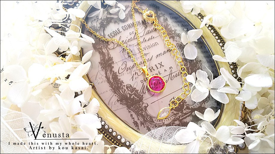 *フィッシャーのヴィンテージシャネルネックレス-チャーム付-*