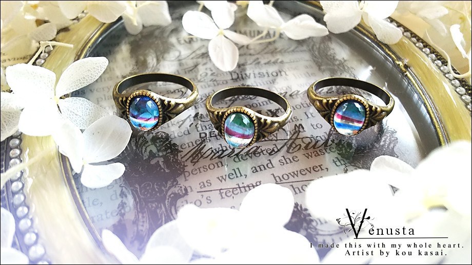 *アイリスのヴィンテージリング*