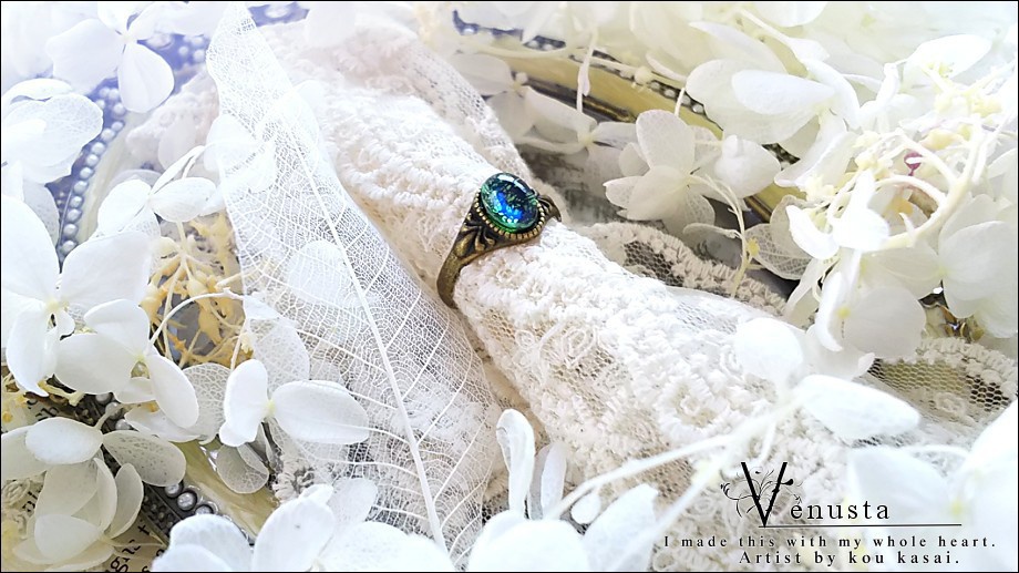 *ドラゴンズブレスオパールのヴィンテージリング*