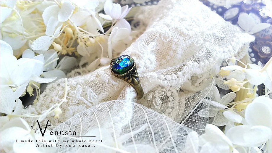 *ドラゴンズブレスオパールのヴィンテージリング*