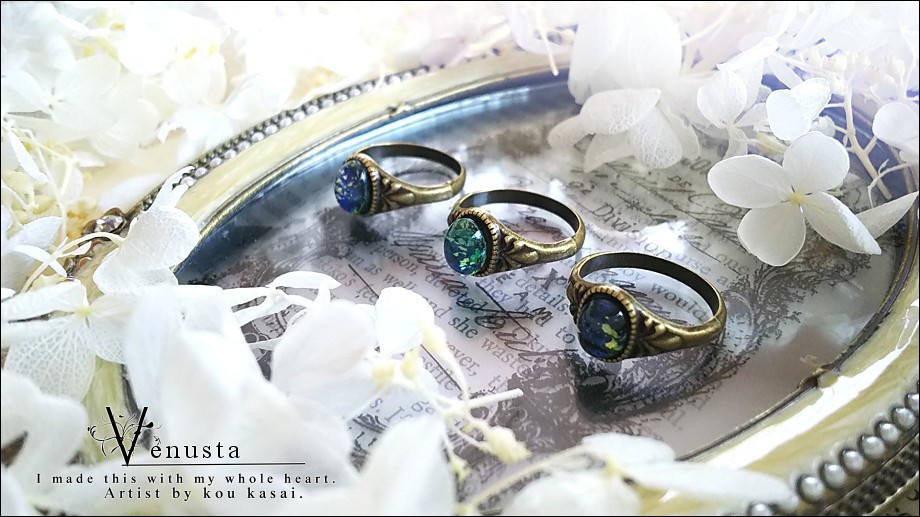 *ドラゴンズブレスオパールのヴィンテージリング*